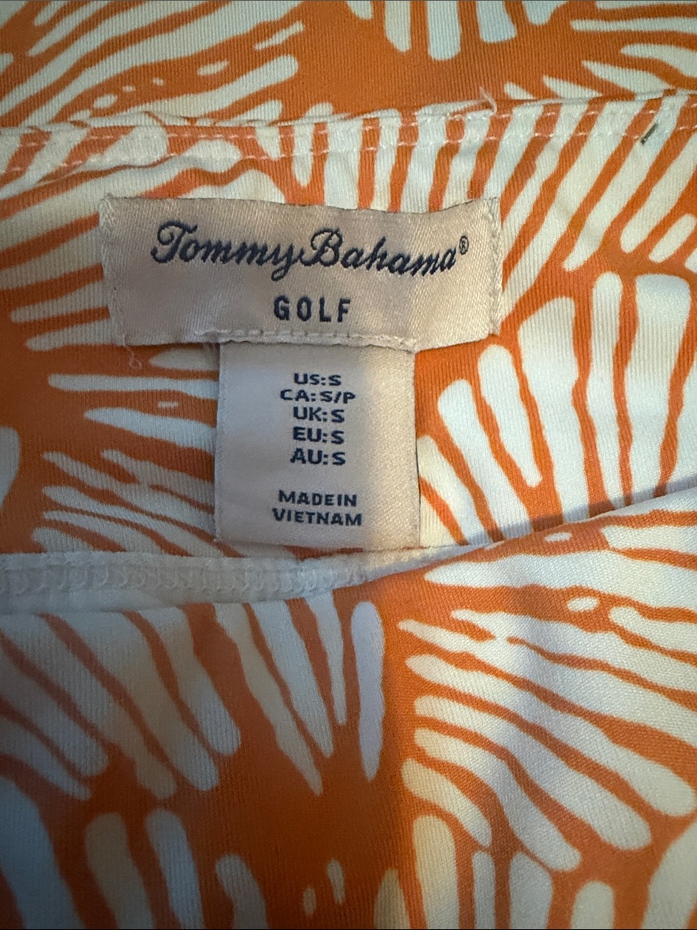 Tommy Bahama White Shell Golf skirt size small